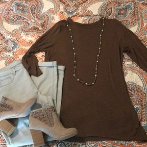 Old Navy green tunic shirt